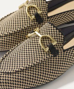 Alternative view of The Double Bit Loafer Mule - Classic Micro Check