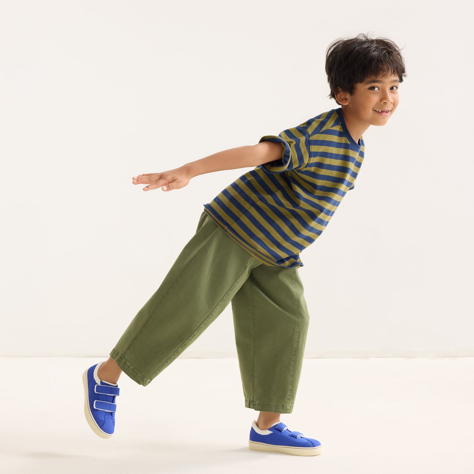 The Kids Strap Sneaker - Buoy Open-Knit - Image 3