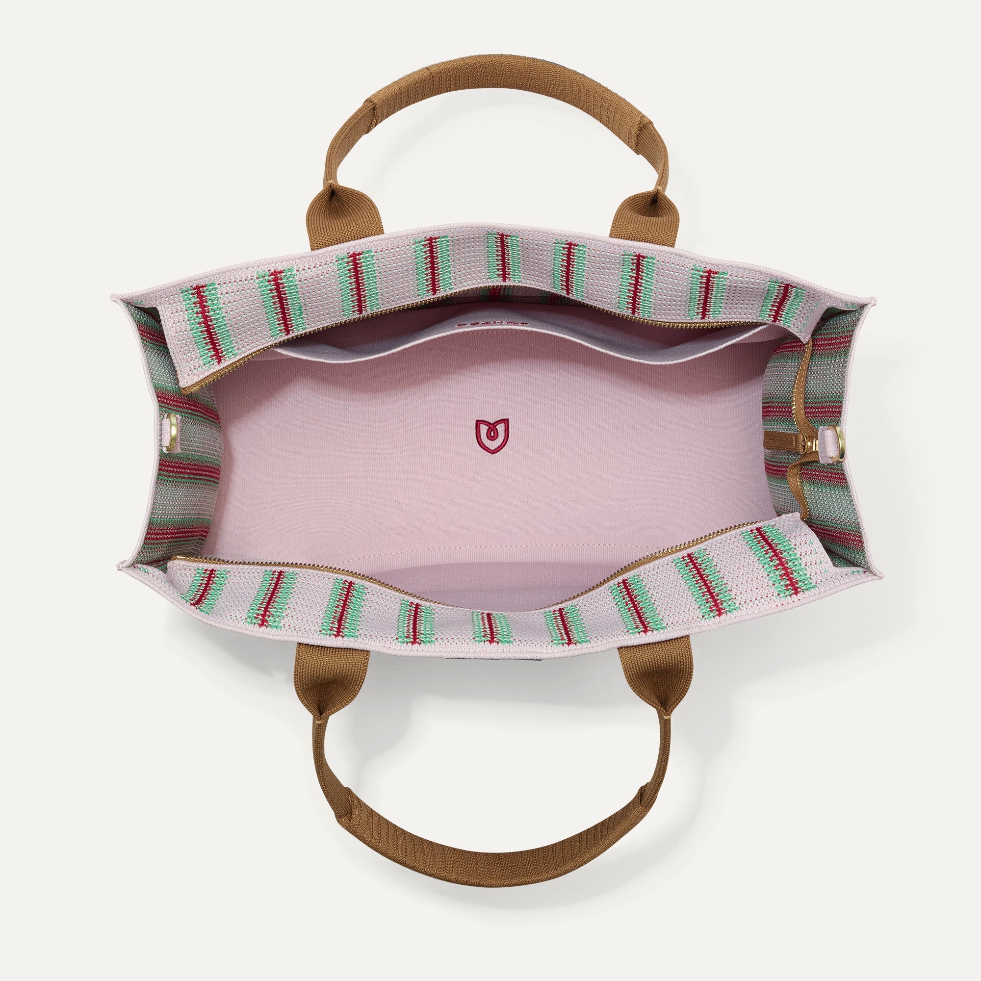 The Classic Tote - Watermelon Market Stripe - Image 6