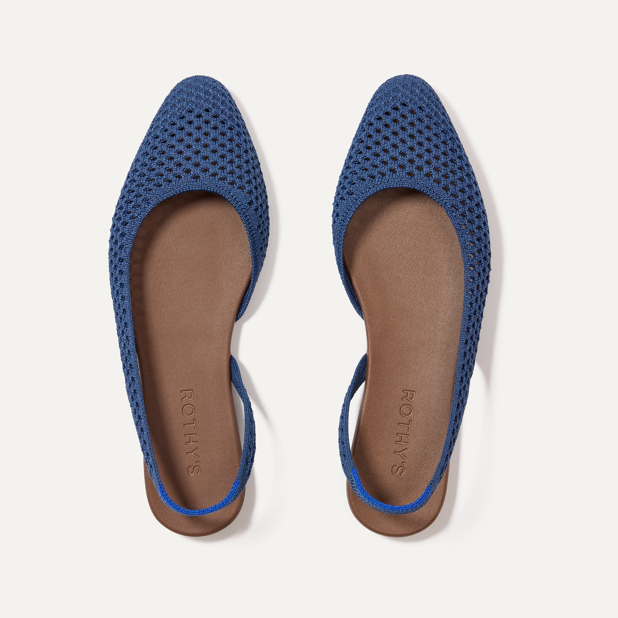 The Almond Slingback - Deep Sea Mesh
