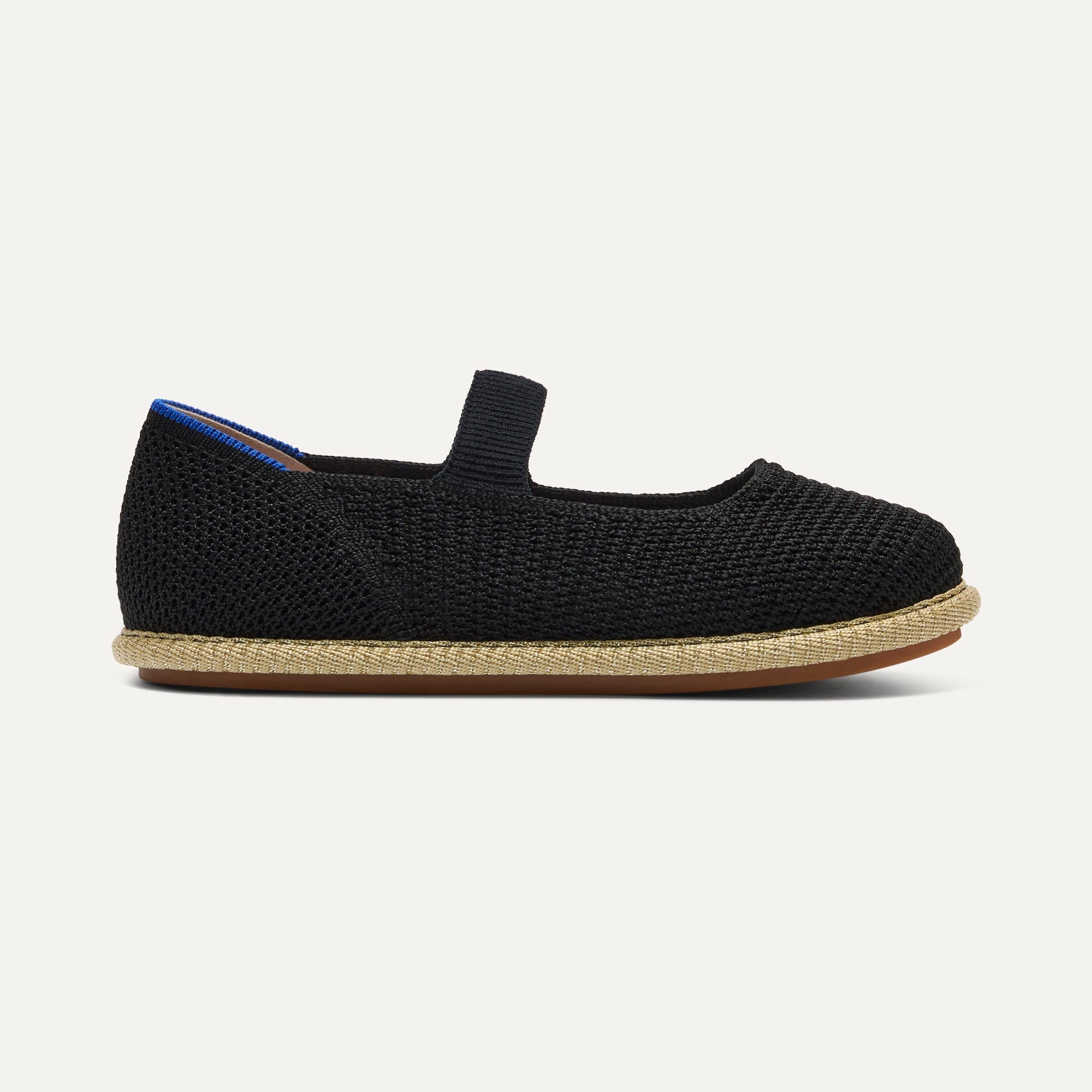 The Mini Mary Jane (for Kids) - Black Raffia-Knit - Image 6