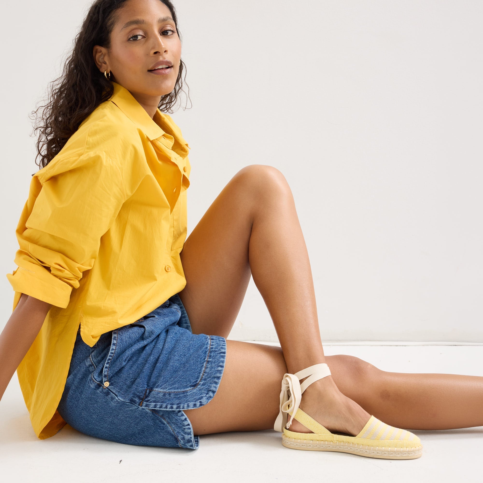 The D'Orsay Espadrille - Sunshine Stripe - Image 4