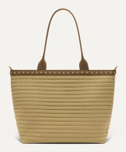 The Lightweight Zip Tote - Brown Butter Crochet