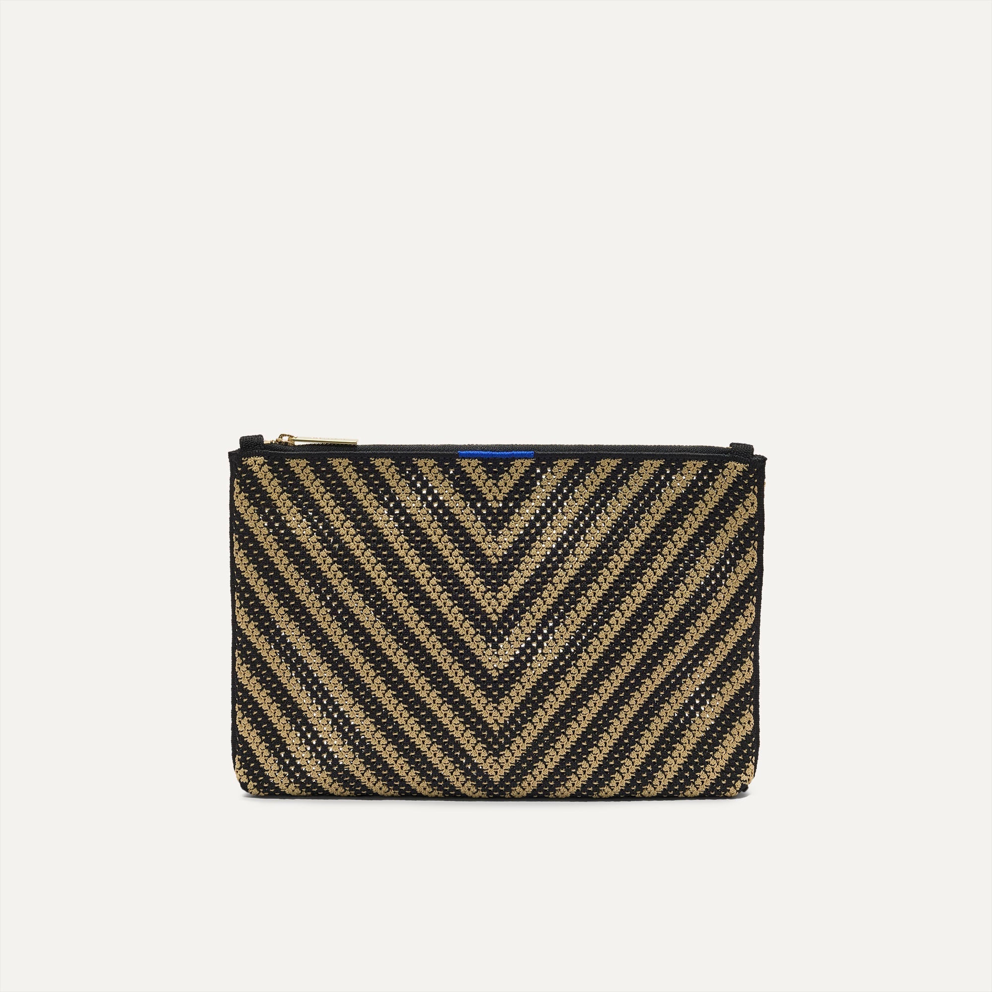 The Convertible Clutch - Toffee Chevron