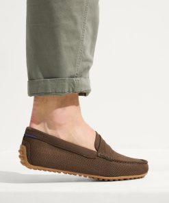 Alternative view of The Driving Loafer - Brown Herringbone