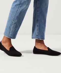 Alternative view of The Almond Loafer - Black