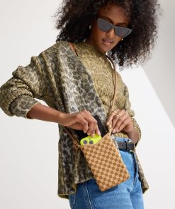Alternative view of The Phone Crossbody - Hazelnut