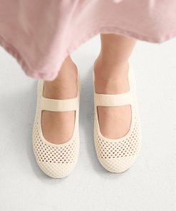 Alternative view of The Kids Mary Jane - White Open-Knit