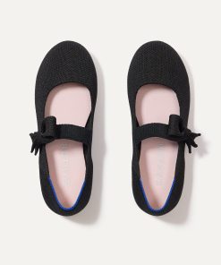 The Kids Tux Bow Mary Jane - Black