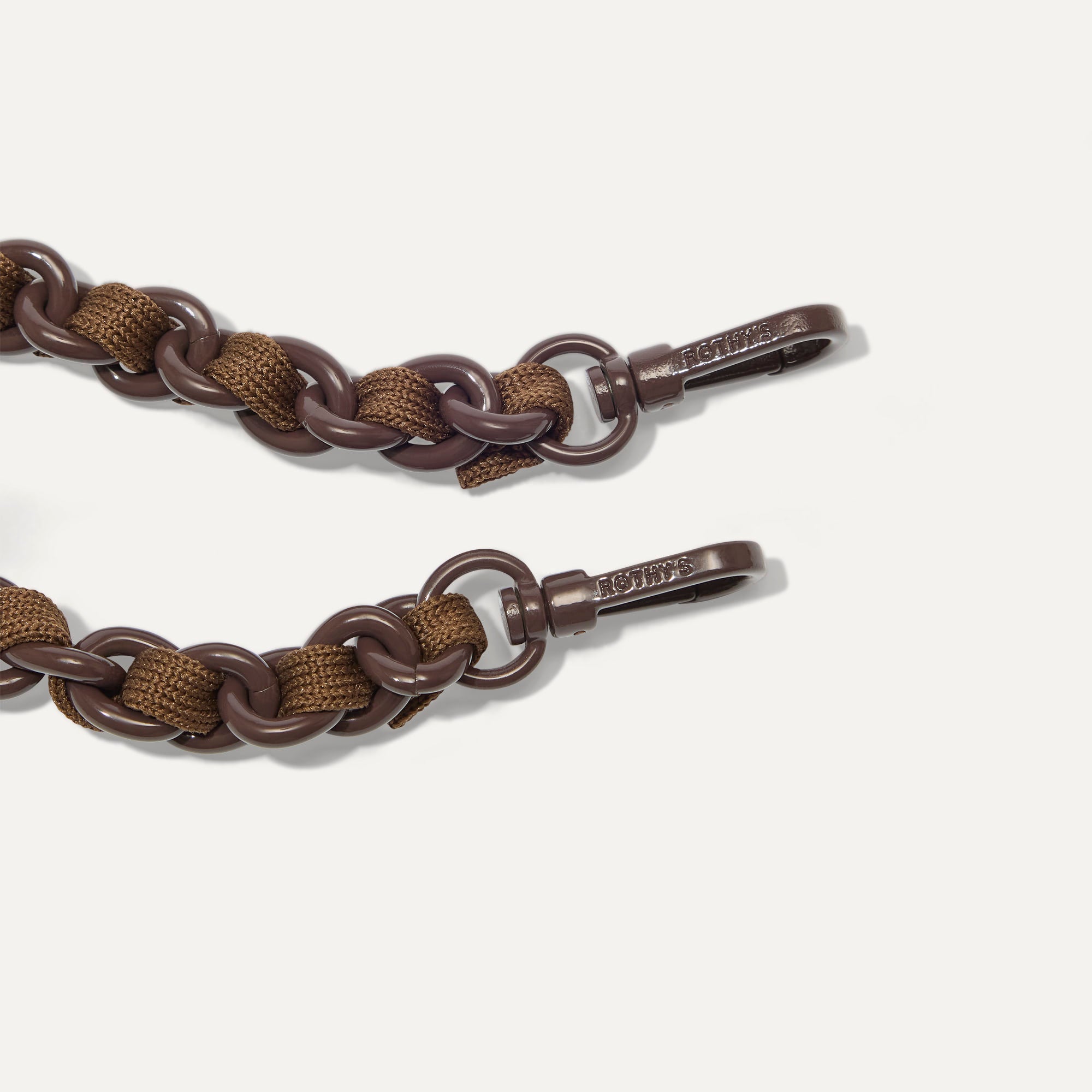 The Crossbody Strap - Espresso Chain-Knit - Image 3
