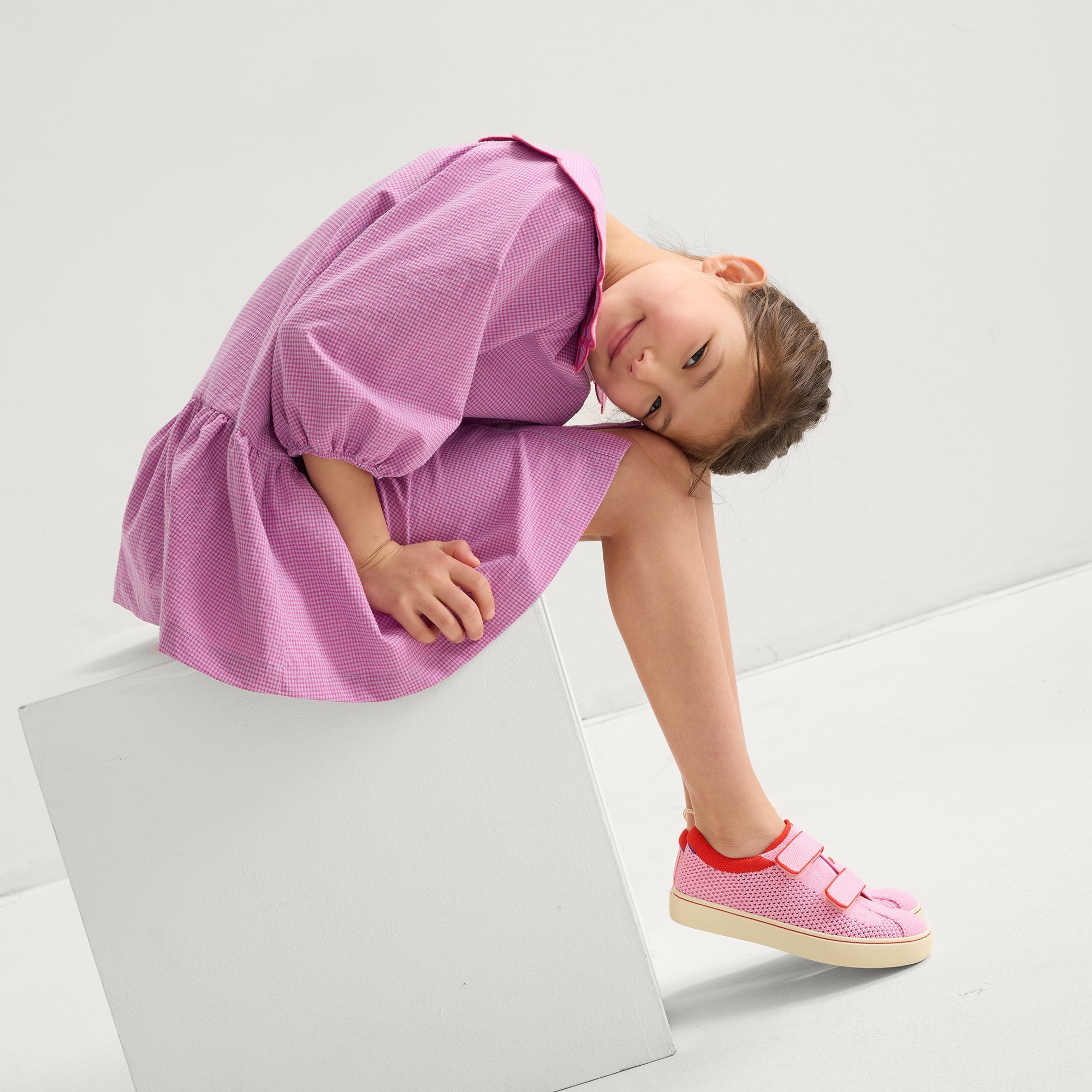 The Kids Strap Sneaker - Tutu Open-Knit - Image 3