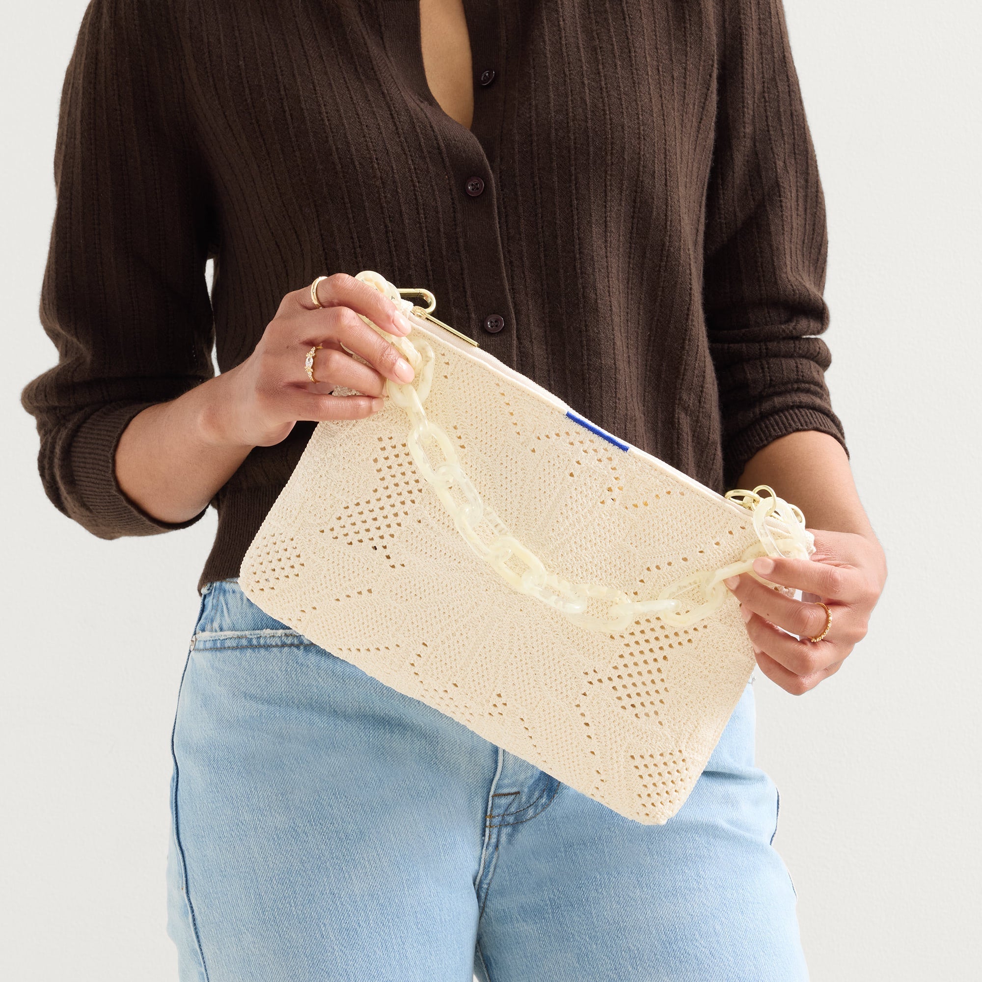 The Convertible Clutch - Moonflower - Image 4