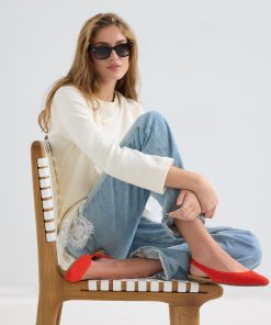 Alternative view of The Almond Slingback - Poppy Mesh