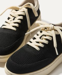 Alternative view of The Court Sneaker - Black