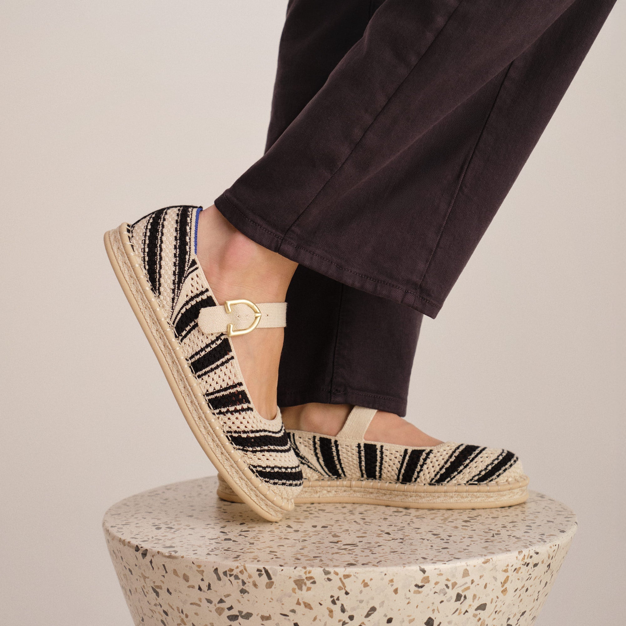 The Espadrille Mary Jane - Compass Stripe - Image 3