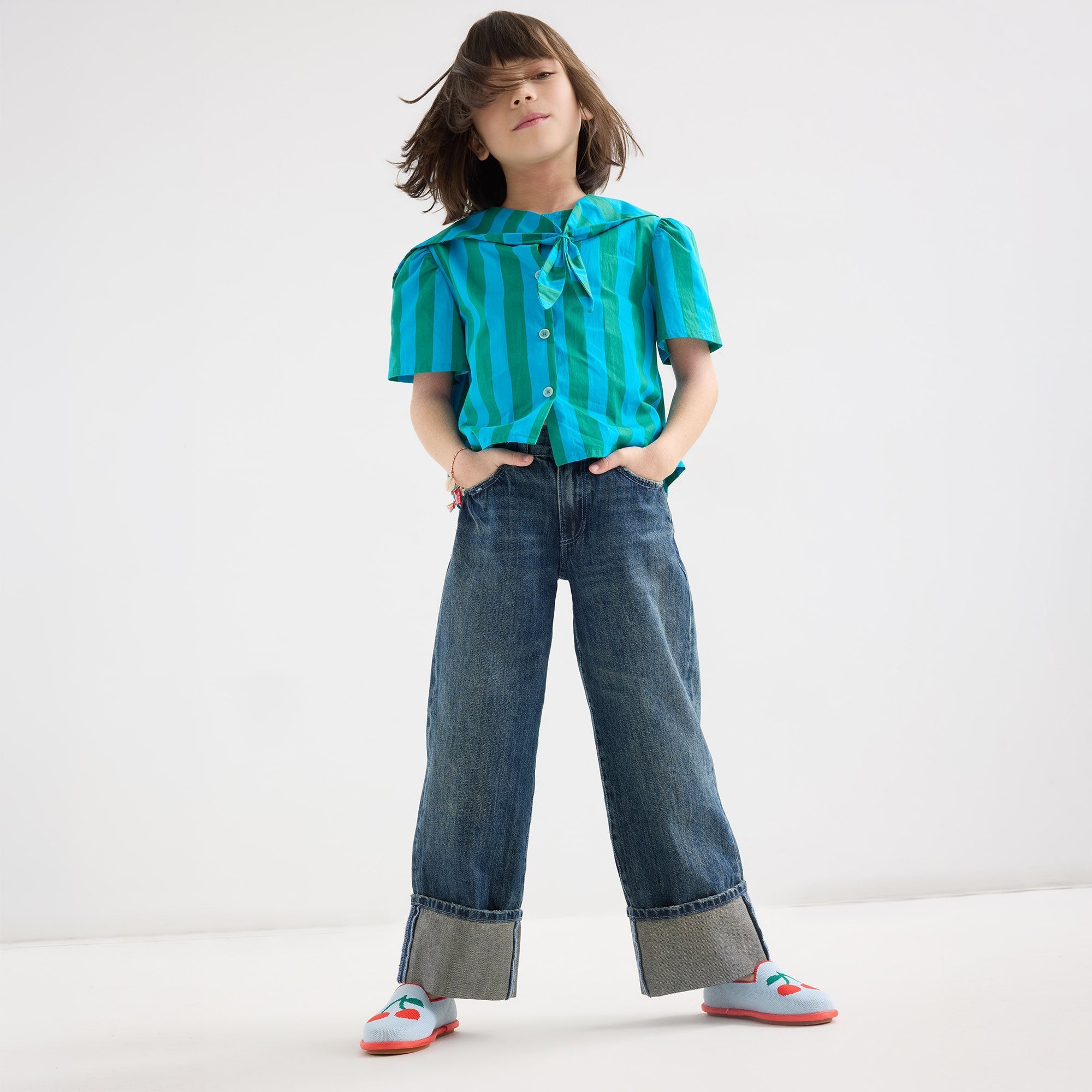 The Mini Loafer (for Kids) - Cherry Blue - Image 5