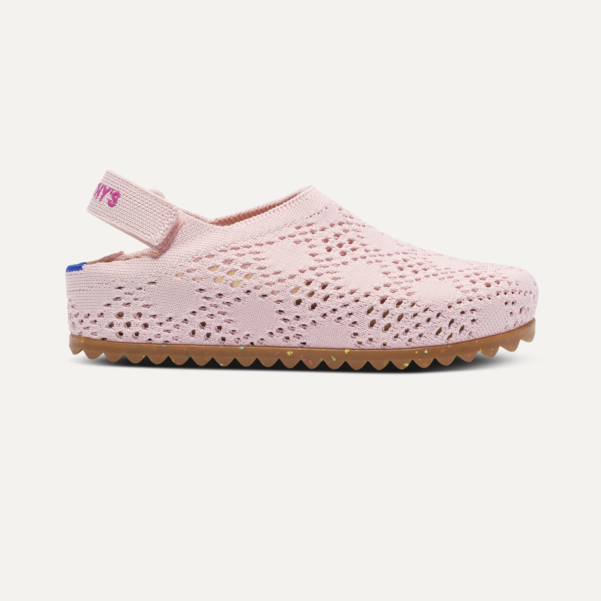 The Kids Clog - Pink Crochet - Image 5