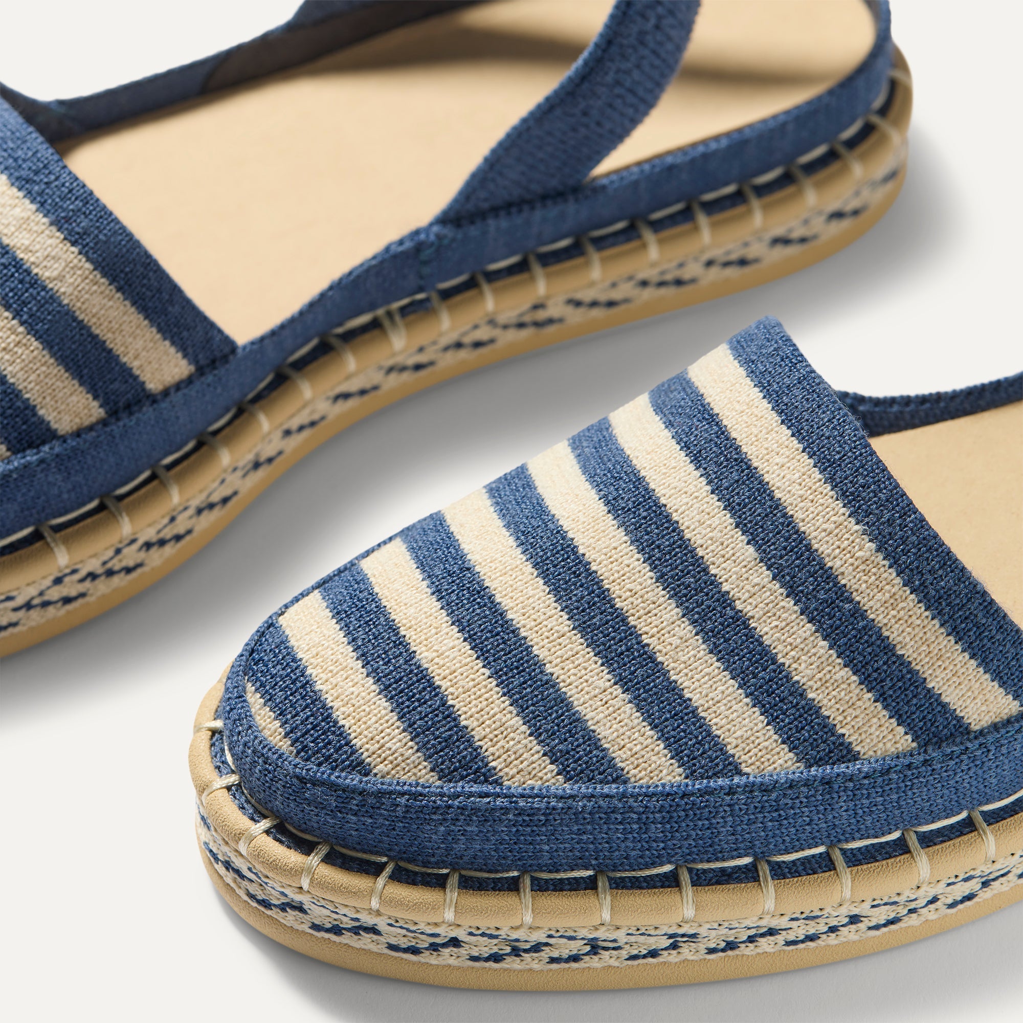 The D'Orsay Espadrille - Deep Sea Stripe - Image 6