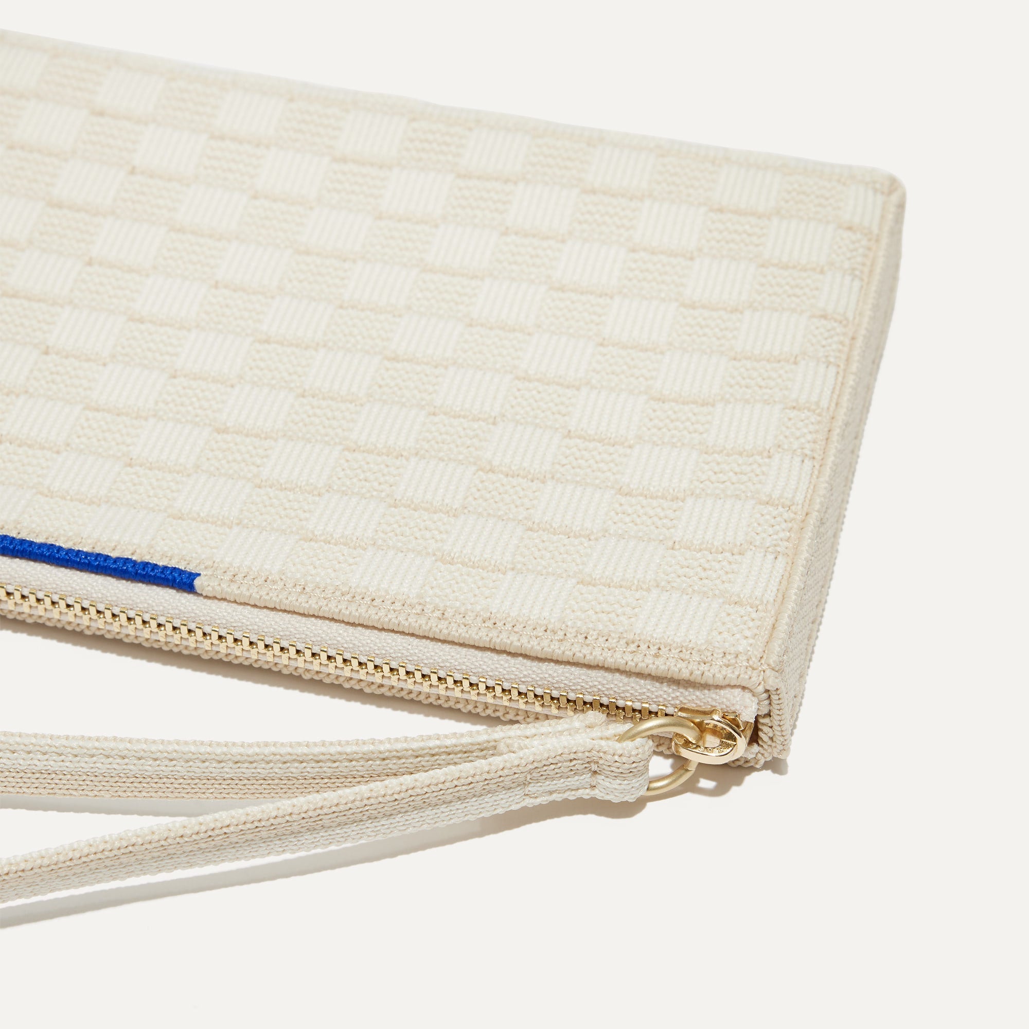 The Wallet Wristlet - Vanilla Basketweave - Image 4