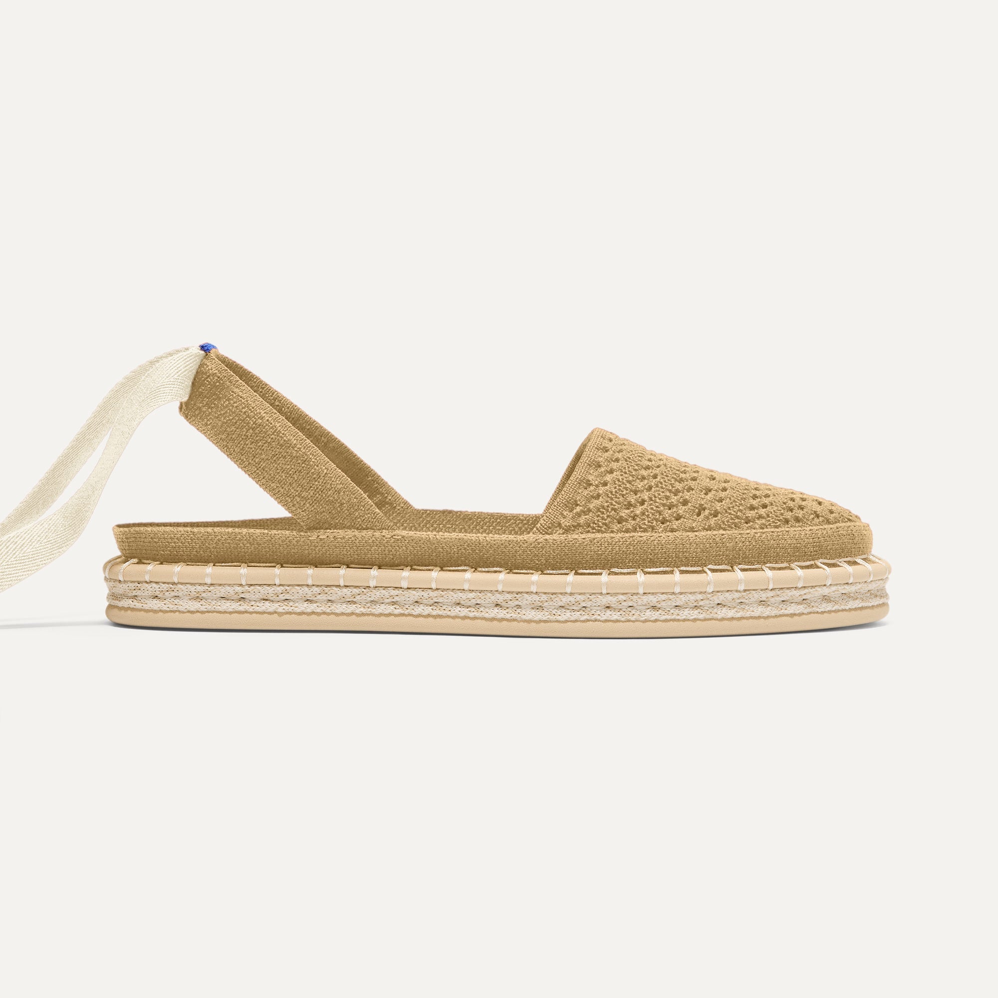 The D'Orsay Espadrille - Camel Crochet - Image 5