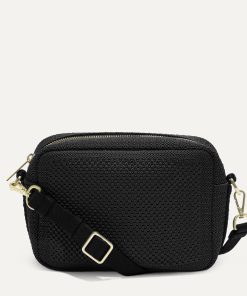 Alternative view of The Crossbody Camera Bag - Black Licorice Open-Knit