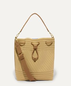 Alternative view of The Cinch Bucket Bag - Brown Butter Crochet
