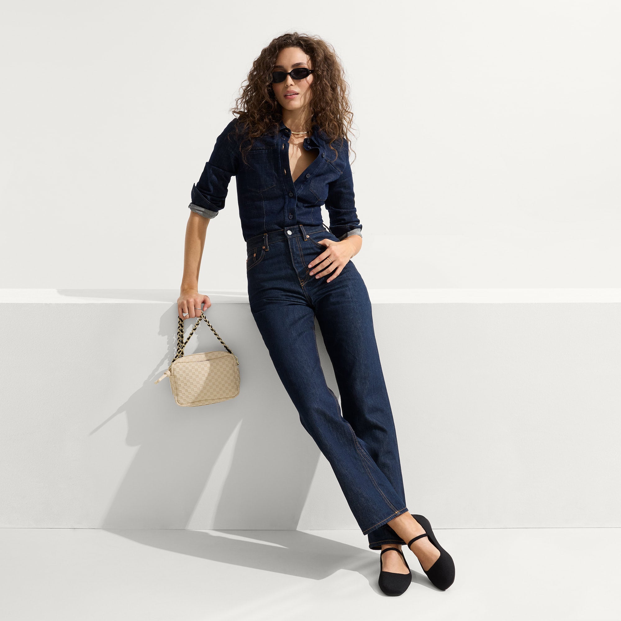 The Crossbody Camera Bag - Sesame - Image 5