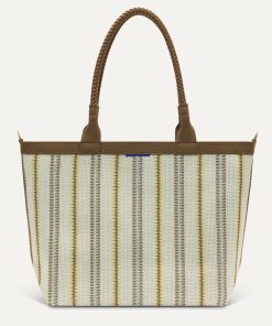 Alternative view of The Lightweight Zip Tote - Sunbeam Market Stripe