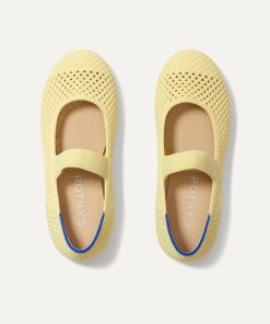 The Kids Mary Jane - Lemonade Open-Knit