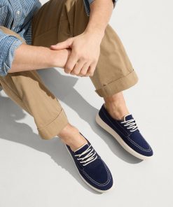Alternative view of The Ravello Boat Shoe - Nautical Navy