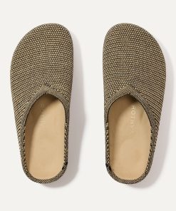 The Casual Clog - Toffee Raffia-Knit