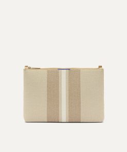 The Convertible Clutch - Oat Latte