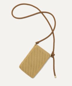 Alternative view of The Phone Crossbody - Brown Butter Crochet