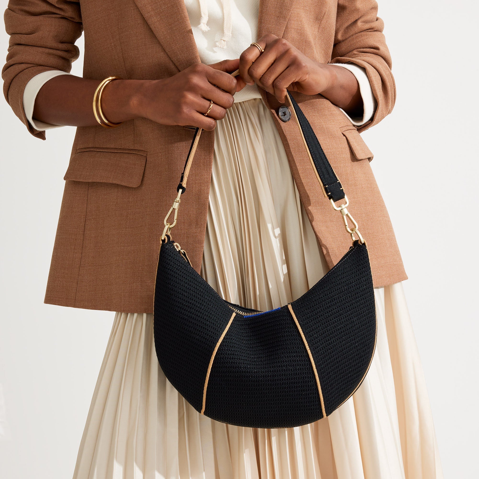 The Crescent Bag - Black - Image 3