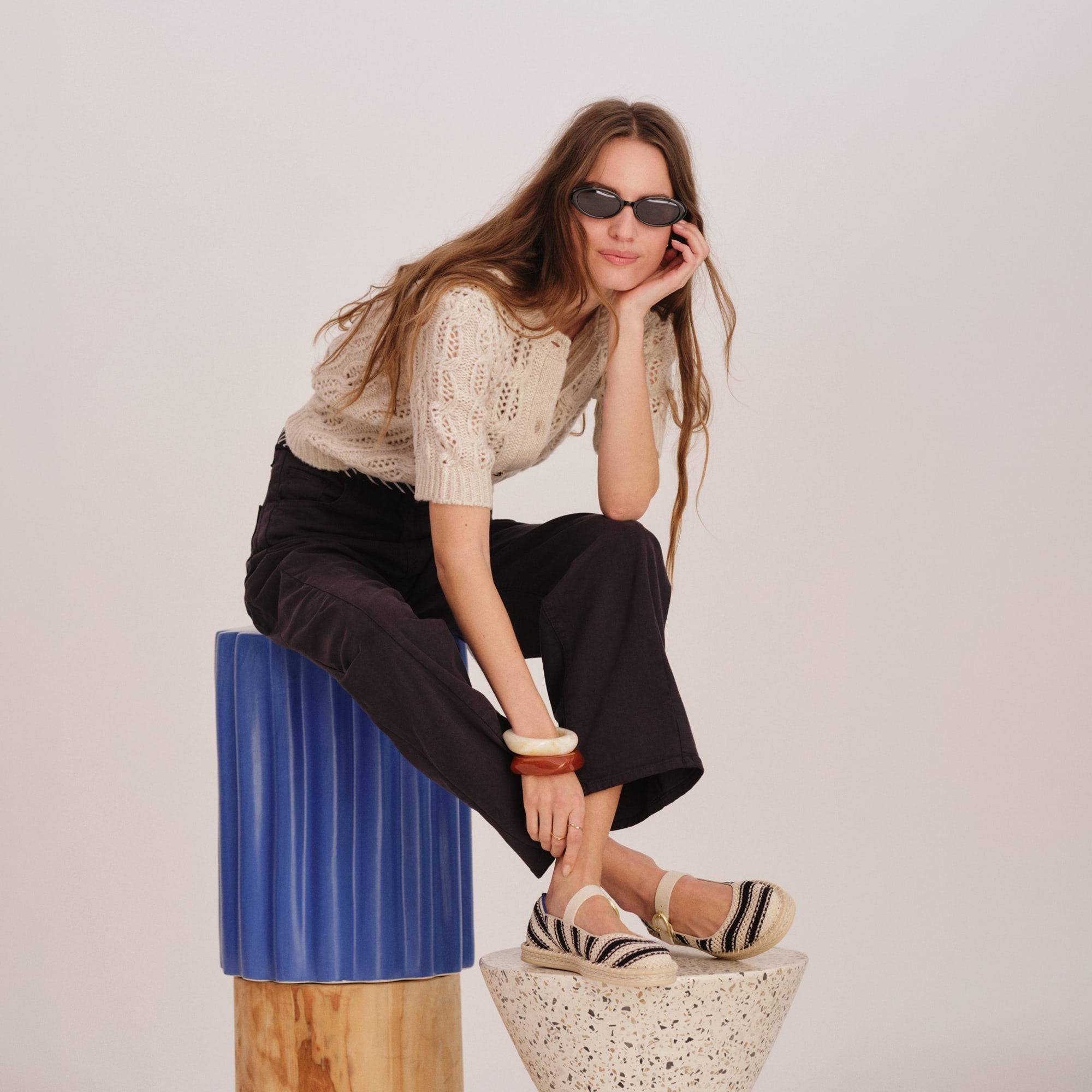 The Espadrille Mary Jane - Compass Stripe - Image 4