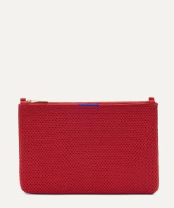 Alternative view of The Convertible Clutch - Scarlet Open-Knit