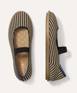 The Cruiser Mary Jane - Toffee Stripe