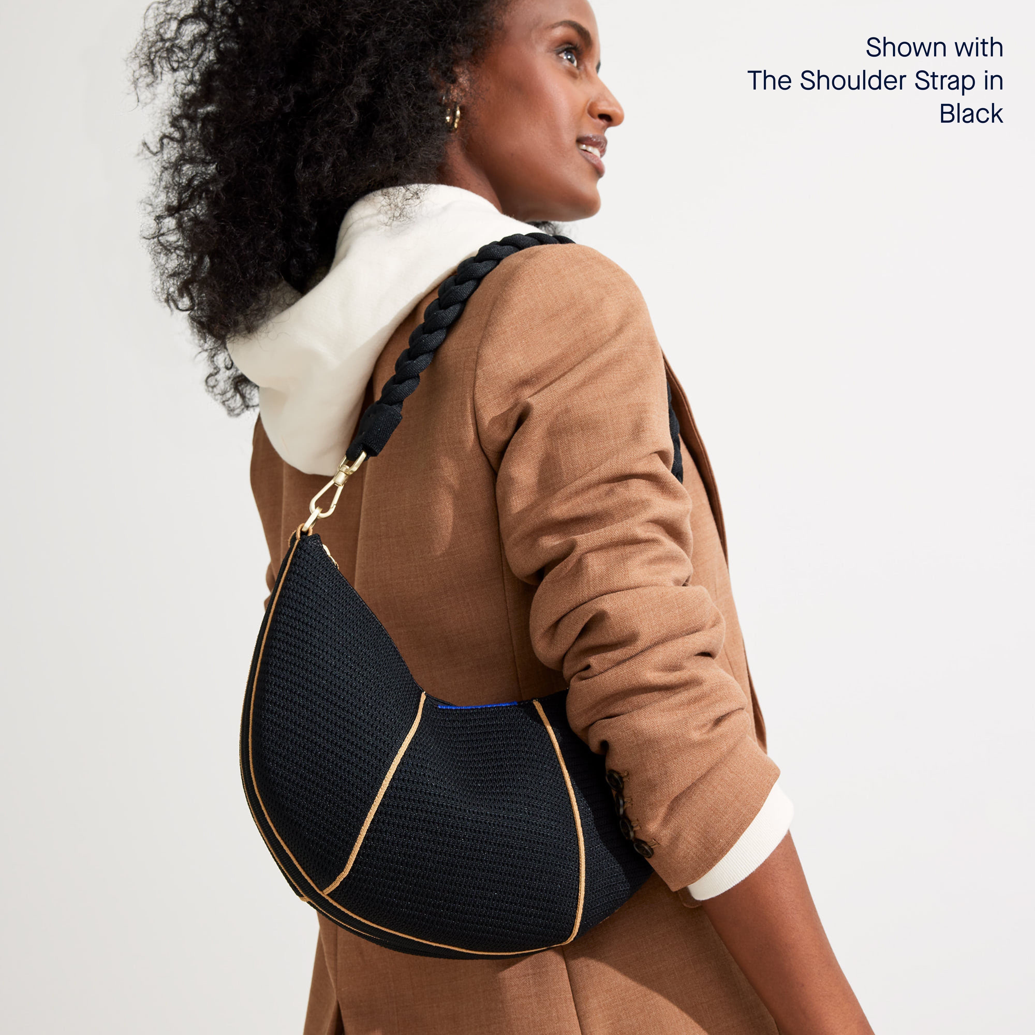 The Crescent Bag - Black - Image 8