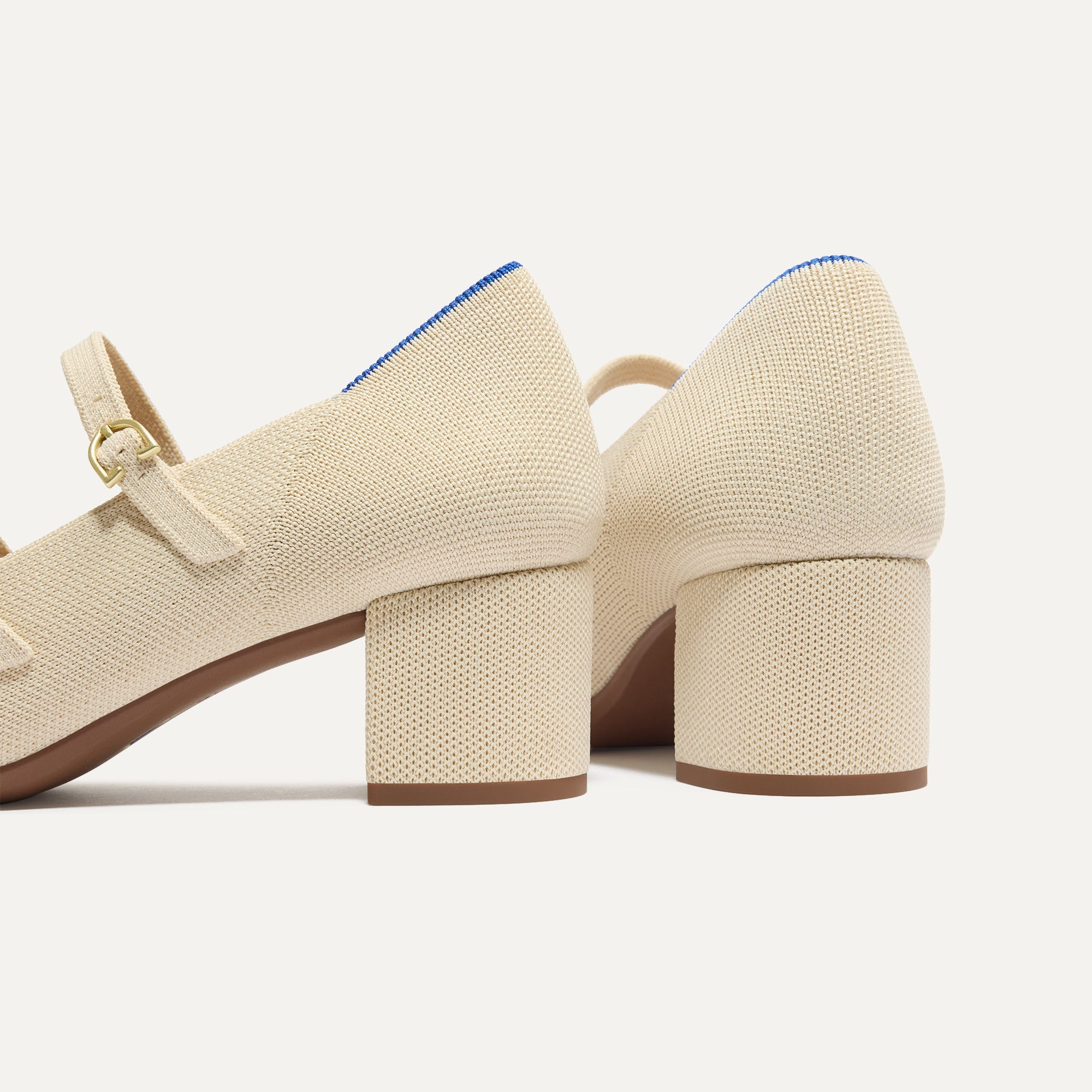 The Double Buckle Mary Jane Heel - Conch - Image 5