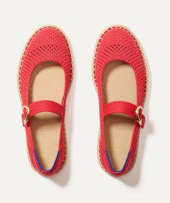 The Espadrille Mary Jane - Red Hot