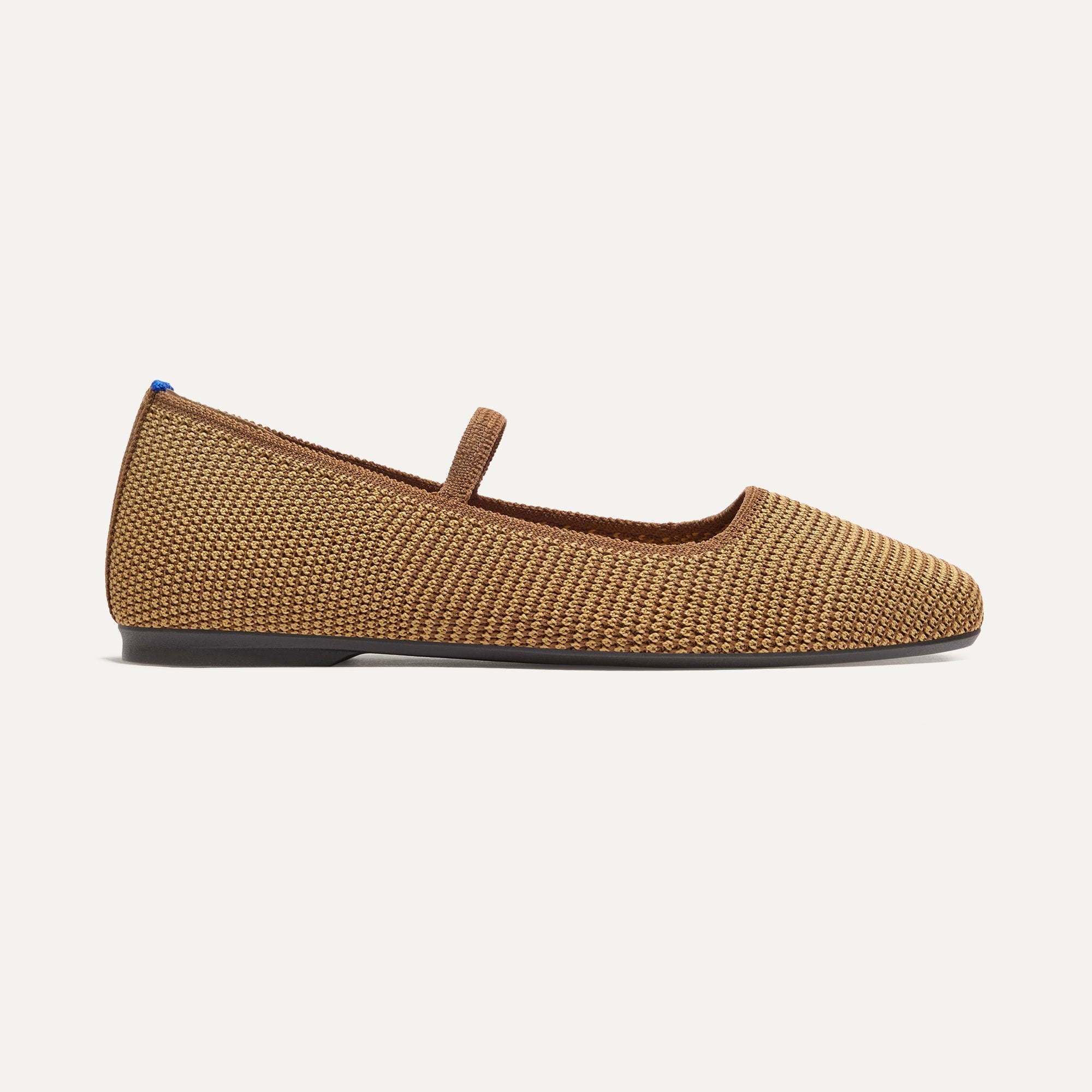 The Max Square Mary Jane - Wheat Raffia-Knit - Image 5