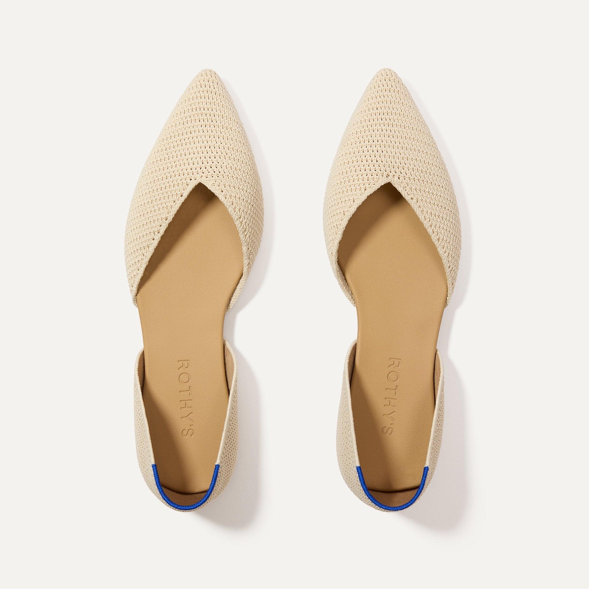 The D'Orsay Point - Conch Raffia-Knit